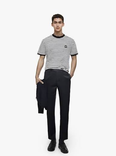 Quần Tây Sidetab Trơn Form Slimfit QT069 Màu Đen